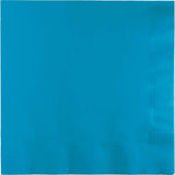 Creative Converting 13" X 13" Turquoise Luncheon Napkins