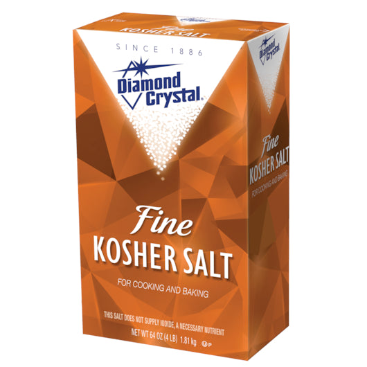 Diamond Crystals Kosher Salt 4 Pound Box