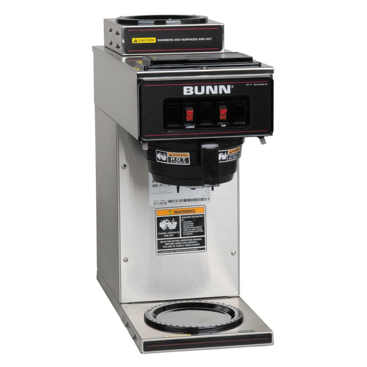 Bunn 13300.0002 VP17-2 12 Cup Pourover Coffee Brewer with 2 Warmers Bunn