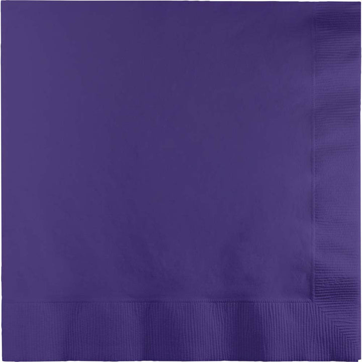 Creative Converting 13" X 13" Purple Lunch Napkins Creative Converting