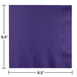Creative Converting 13" X 13" Purple Lunch Napkins
