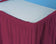 Creative Converting 14' X 29" Burgundy Plastic Table Skirts
