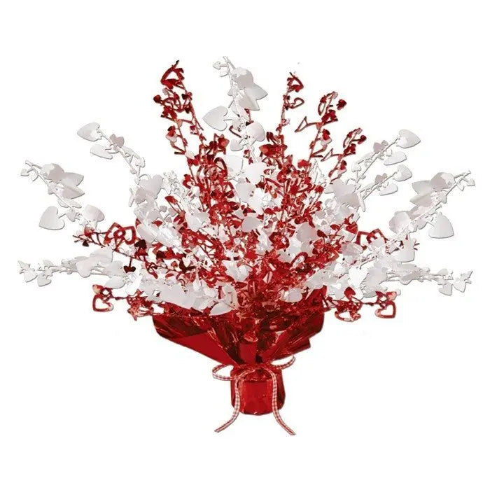 15" Hearts Gleam N Burst Centerpiece (70805)