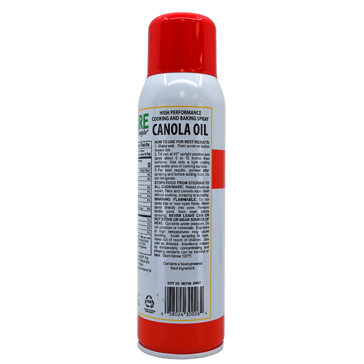 Pure & Simple 17 oz Cook & Bake Spray