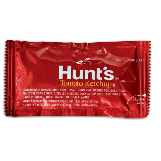 Hunt's Tomato Ketchup 9 Gram Packets 1000/Case ShopAtDean