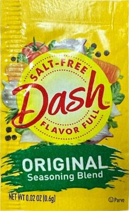 Dash Original Blend Salt Free Seasoning .02 oz Packets 500 Count