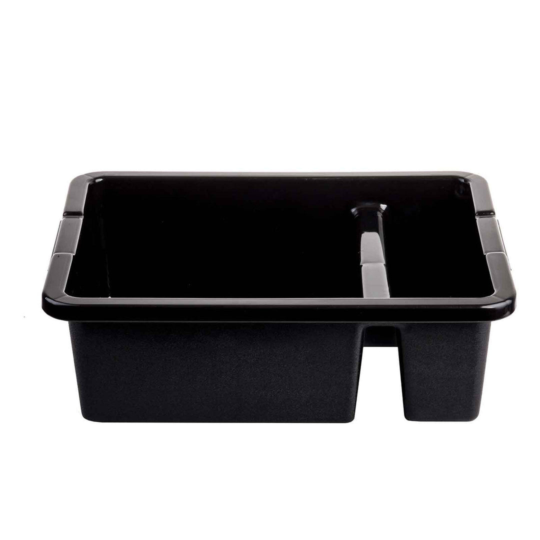 Tablecraft 1547B Divided Black Bus Box 7" Deep Tablecraft