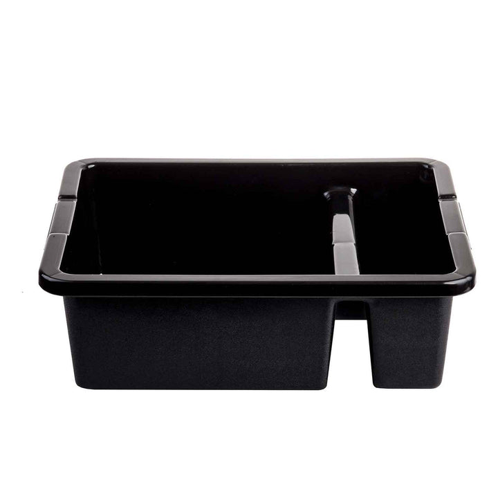 Tablecraft 1547B Divided Black Bus Box 7" Deep Tablecraft