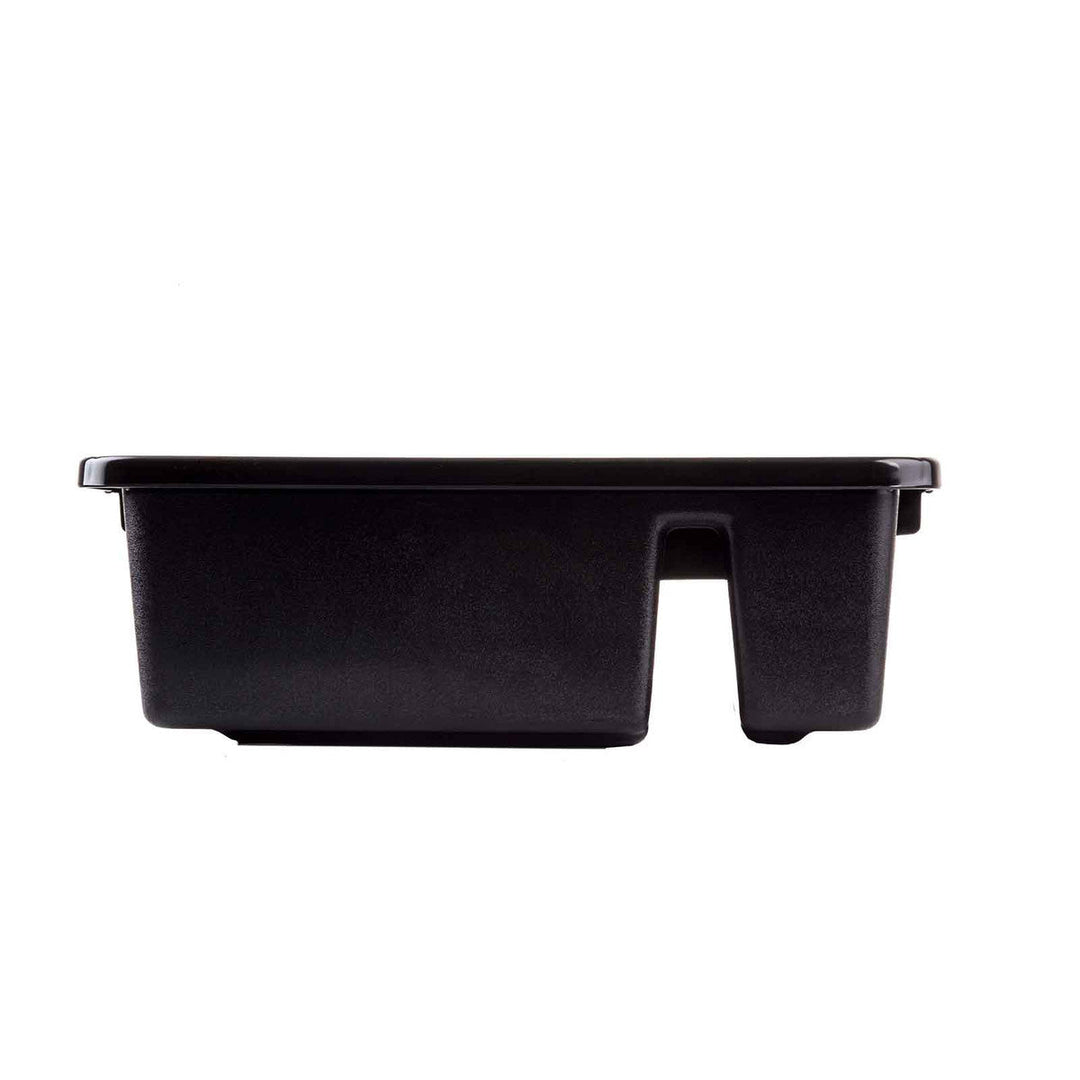 Tablecraft 1547B Divided Black Bus Box 7" Deep Tablecraft