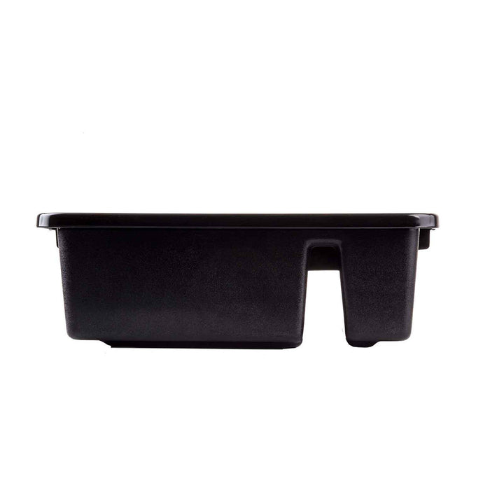 Tablecraft 1547B Divided Black Bus Box 7" Deep Tablecraft