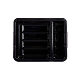 Tablecraft 1547B Divided Black Bus Box 7" Deep