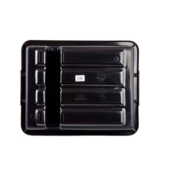 Tablecraft 1547B Divided Black Bus Box 7" Deep Tablecraft