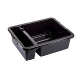 Tablecraft 1547B Divided Black Bus Box 7" Deep