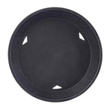 Tablecraft 15759BK Black Round Platter w/Base