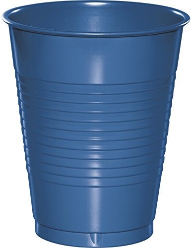 16 Oz Blue Disposable Plastic Cups