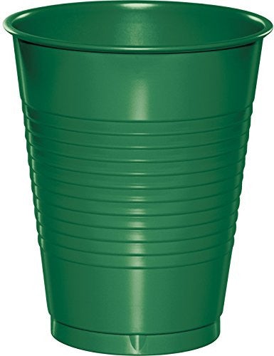 16 Oz Green Disposable Plastic Cups