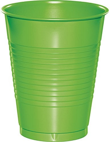16 Oz Lime Disposable Plastic Cups