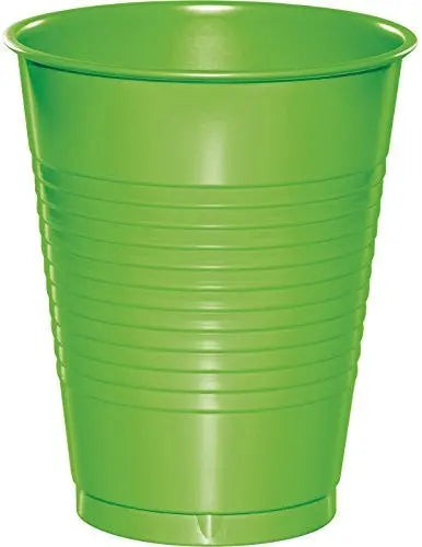 16 Oz Lime Disposable Plastic Cups