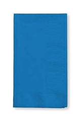Creative Converting 16" X 12" Cobalt Blue Dinner Napkins