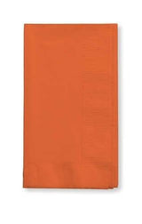 Creative Converting 16" X 12" Sunkissed Orange Dinner Napkins