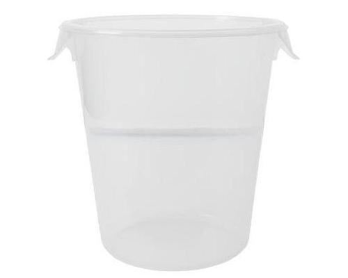 18 Qt Clear Round Food Container Uses Lid 5730 (5727-24)