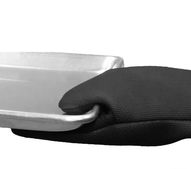 Browne Foodservice 5443502 Black FLXa-Prene Deluxe Puppet Mitt Browne Foodservice
