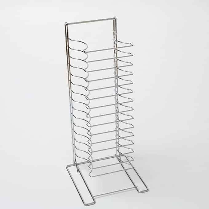 American Metalcraft 11 Slot Pizza Rack for up to 9 in Pans (19031) American Metalcraft