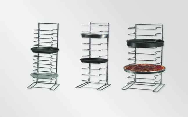 American Metalcraft 11 Slot Pizza Rack for up to 9 in Pans (19031) American Metalcraft