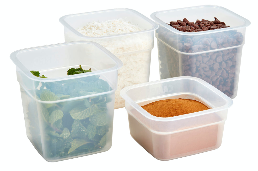 Cambro Freshpro Camsquares 1SFSPROPP 1 qt Square Container Cambro