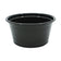 2 Oz Black Plastic Souffle Cup (PC200-BK-250)