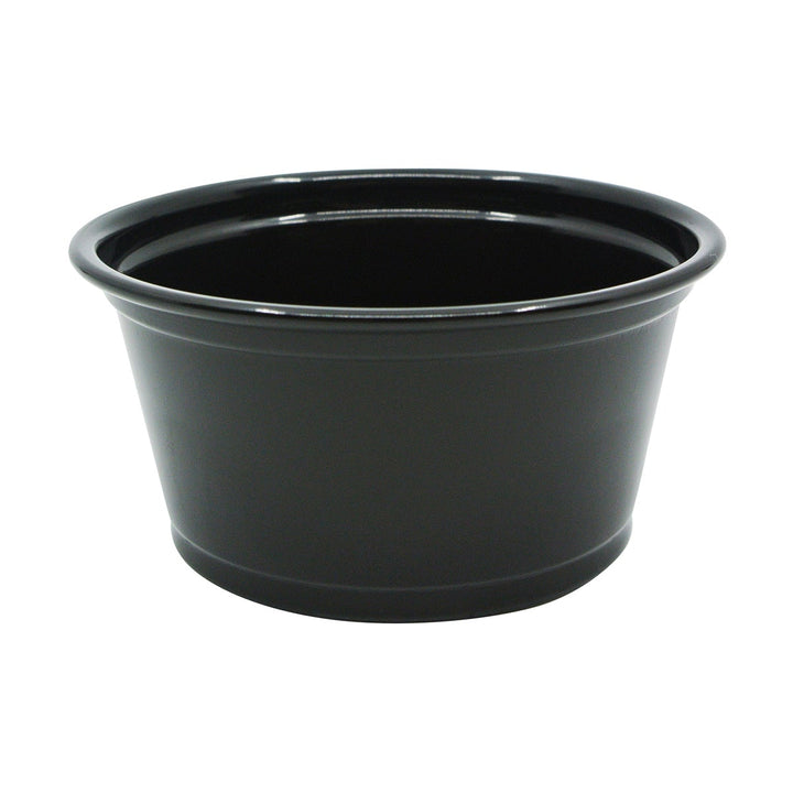 2 Oz Black Plastic Souffle Cup (PC200-BK-250) ShopAtDean