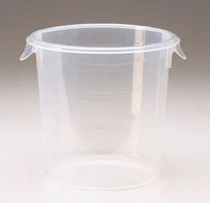 2 Qt Clear Round Food Container Uses Lid 5722 (5720-24) Rubbermaid