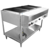 Vollrath 38103 ServeWell Electric Three Pan Sealed Well Hot Food Table