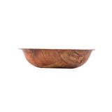 Tablecraft 206 6" Round Woven Wood Bowl