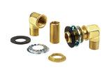 Krowne 21-190L Wall Faucet Mounting Kit, 1/2 NPT Brass, NSF