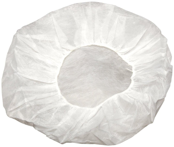 21" White Disposable Bouffant Caps ShopAtDean