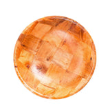Tablecraft 210 10" Round Woven Wood Bowl
