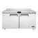 Atosa MGF8410GR 2 Door 60" Worktop Refrigerators with Backsplash