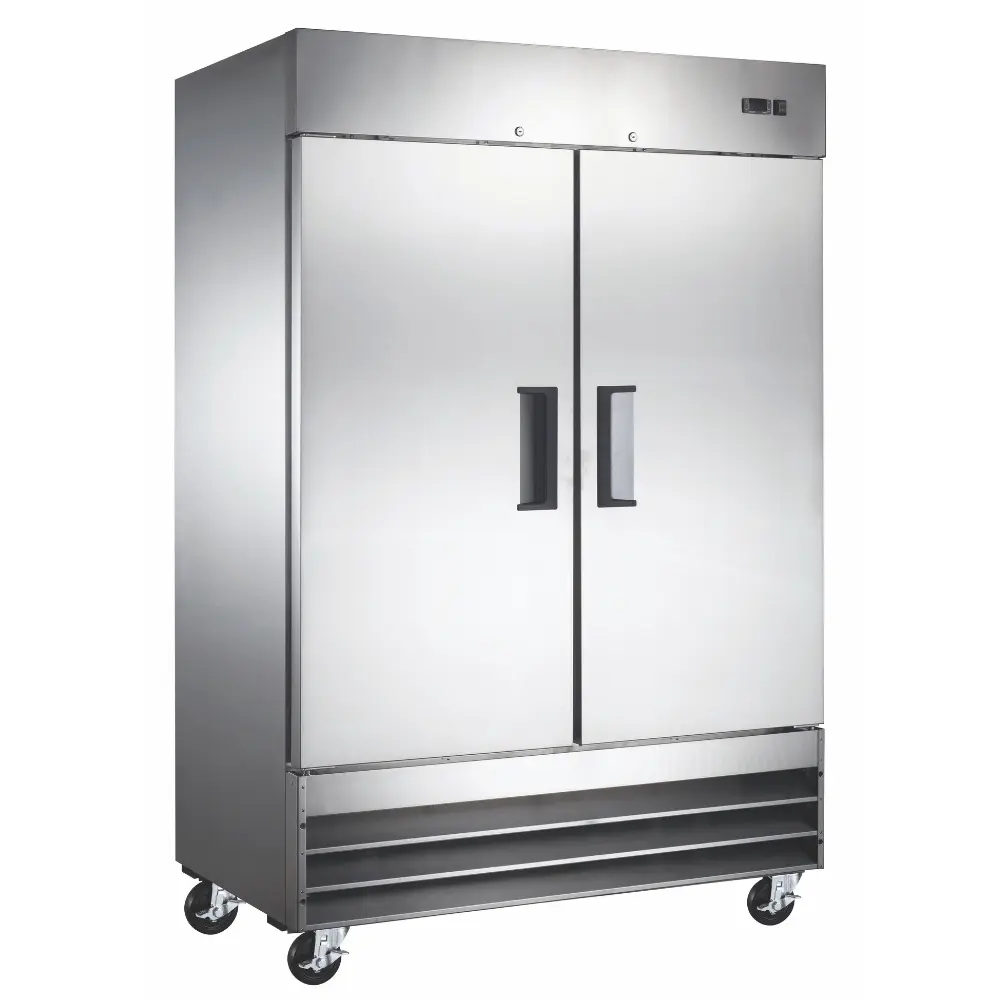 Mercator MR2 2 Door 46 Cu. Ft. Reach-In Stainless Steel Refrigerator