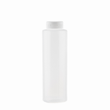 Tablecraft 2112C-1 12 Oz Hinged Clear Squeeze Bottle