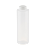 Tablecraft 2124C-1 24 Oz Hinged Clear Squeeze Bottle