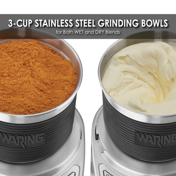 Waring WSG60 120V 1HP 3 Cup Electric Wet/Dry Power Grinder