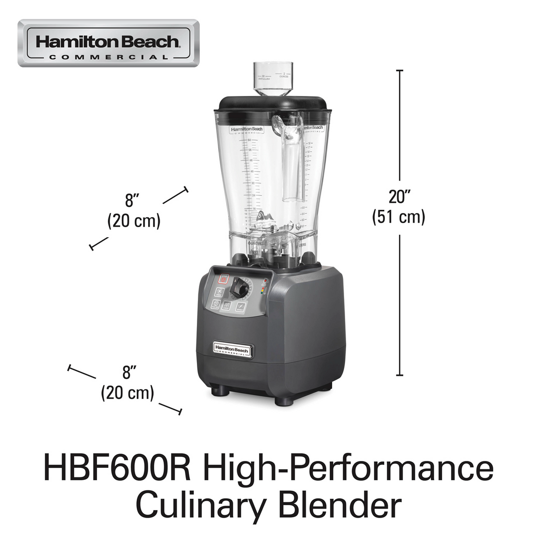 Hamilton Beach HBF600R Expeditor 3 HP Blender with 64 oz Jar