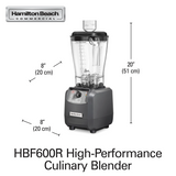 Hamilton Beach HBF600R Expeditor 3 HP Blender with 64 oz Jar