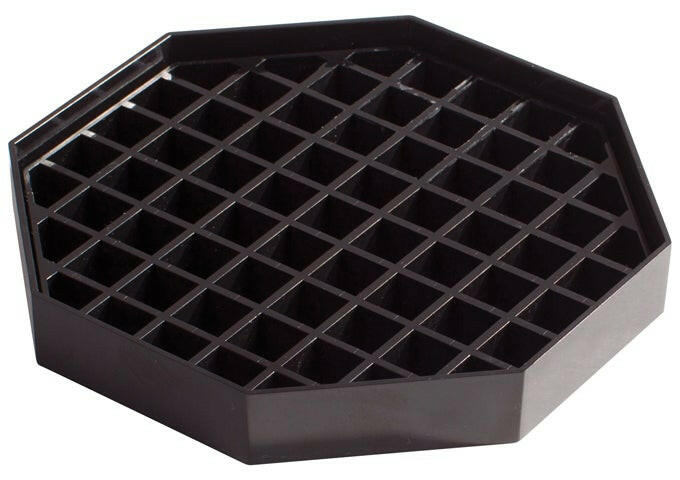 Winco DT-60 6" Black Octagon Drip Tray Winco