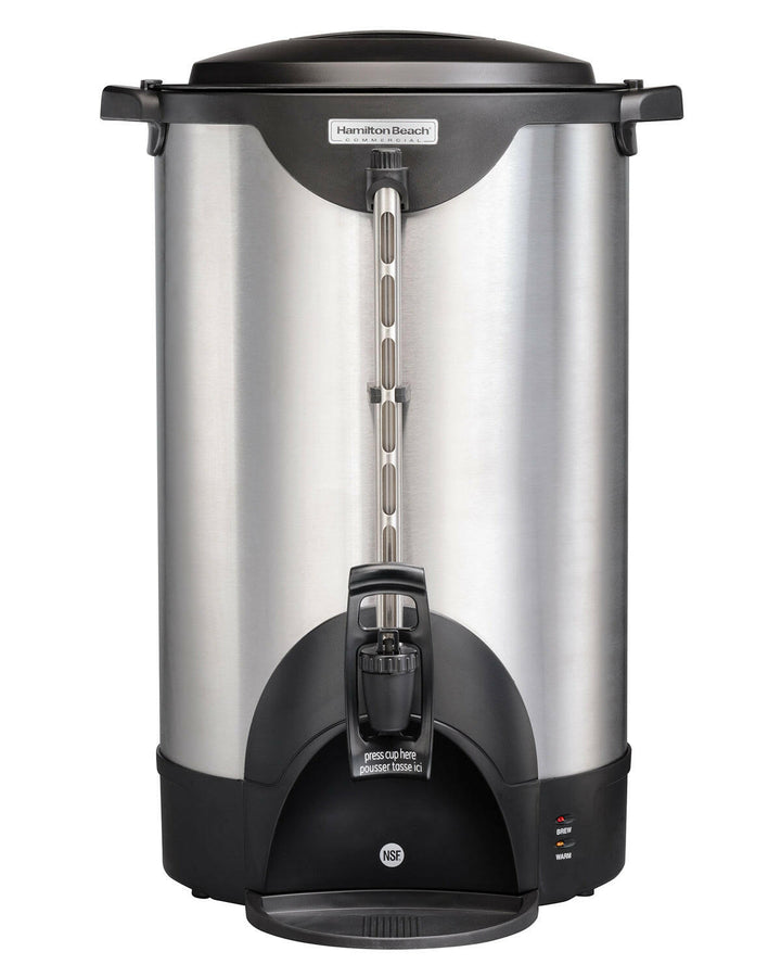Hamilton Beach HCU100S Coffee Urn 100 Cup Stainless Steel Hamilton Beach