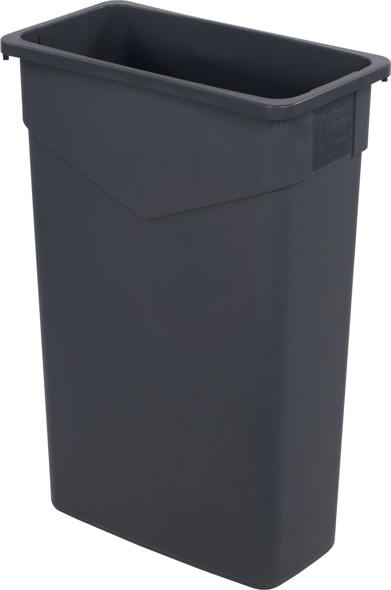 Carlisle 23 Gallon Trim Line Trash Can - Grey (342023-23) - ShopAtDean