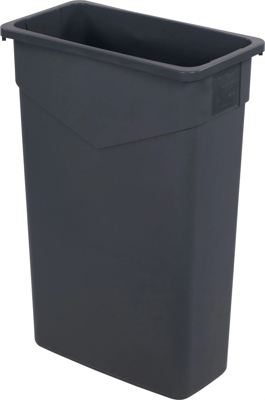 Carlisle 23 Gallon Trim Line Trash Can - Grey (342023-23) Carlisle