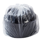 AmerCareRoyal TGCR48B 48 Ounce Black Clear Top Round Polypropylene To Go Combo Container, 150/Case