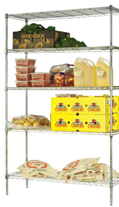 24" x 60" Chrome Plated Wire ShelfShopAtDean